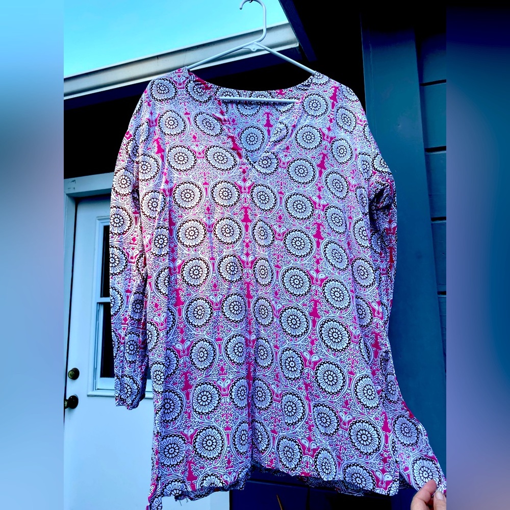 Cotton Tunic w/side slits